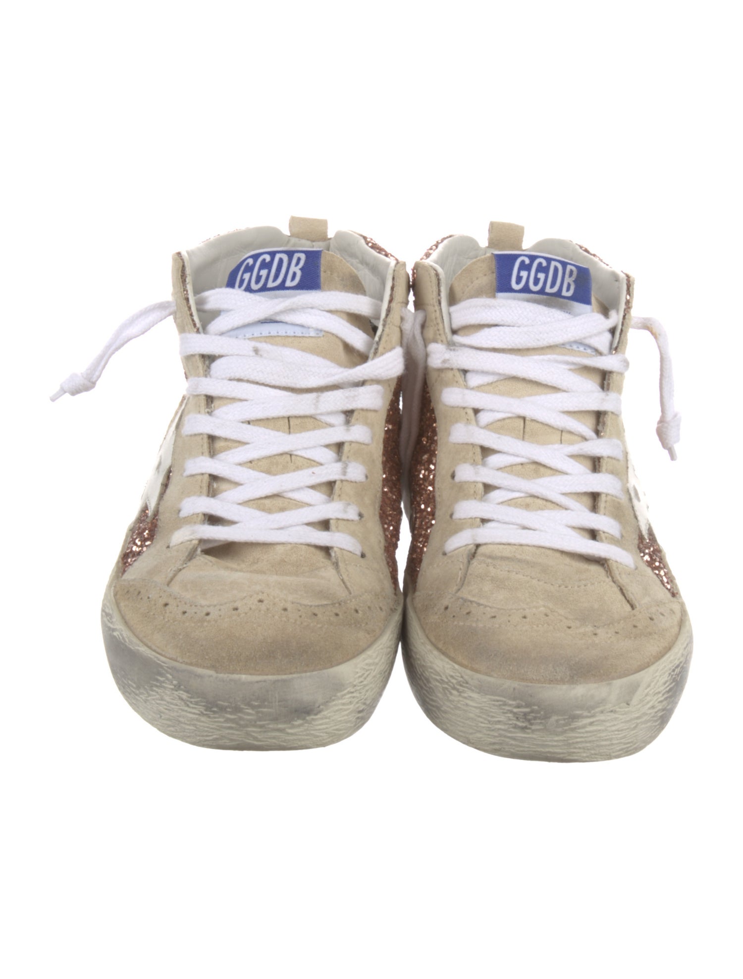 Golden Goose Suede Printed Sneakers